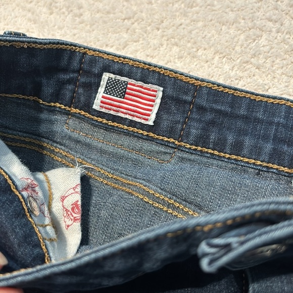 True Religion Jean Skirt Size 28 - Picture 8 of 9